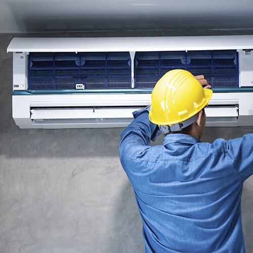 Instalação de equipamentos de condicionamento de ar